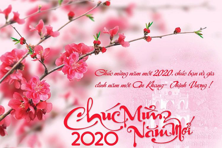 28 Hình Ảnh Chúc Mừng Năm Mới 2020 Đẹp Nhất | Thiệp Hoa, Chúc Mừng Năm Mới,  Chúc Mừng