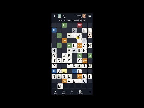 Wordfeud (by Bertheussen IT) - free multiplayer word puzzle game for Android and iOS - gameplay.